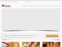 Tablet Screenshot of parquetsbarcelona.net